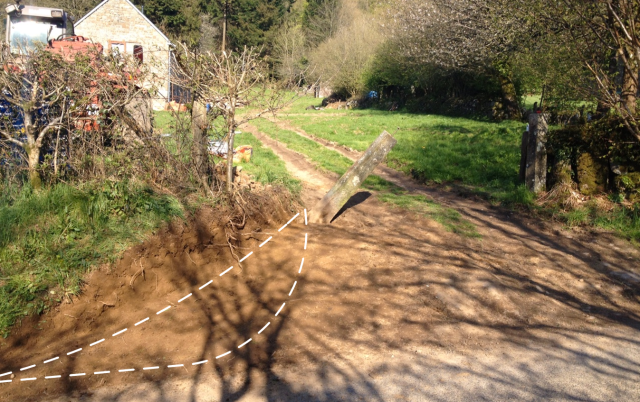Préparation de l'arrivée du Mobil Home
